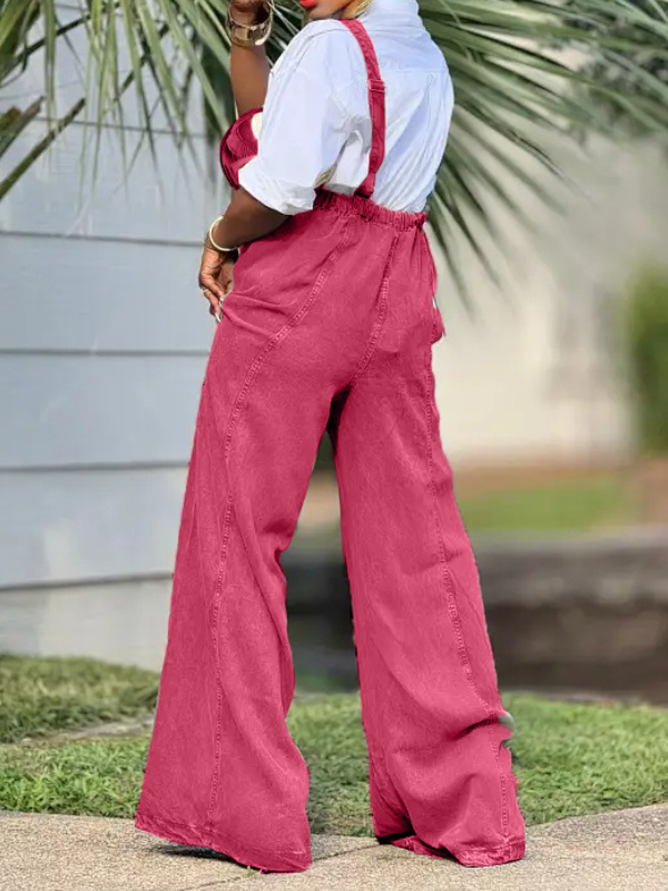 Wide Leg Sleeveless Jumpsuit
