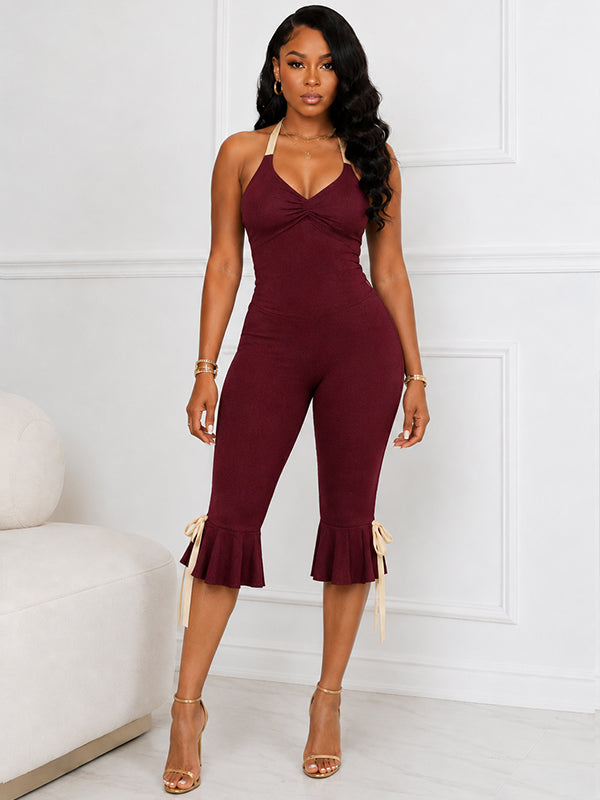 Halter Tied Jumpsuit