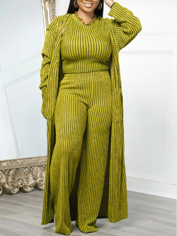 Stripe Three-Piece Set