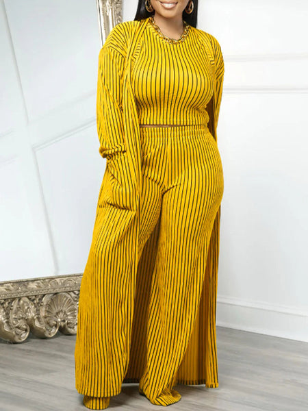 Stripe Three-Piece Set