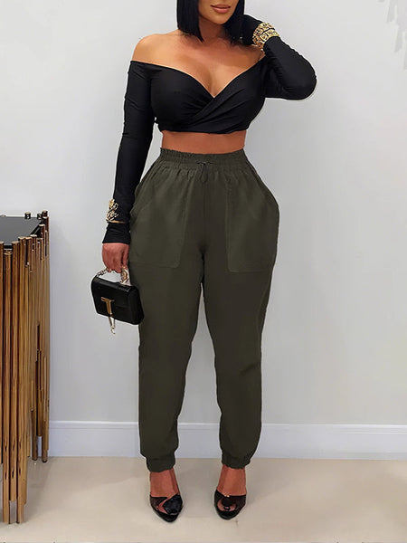 Solid Jogger Pants