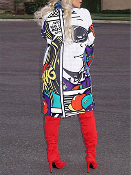 Printed Combo Denim Jacket