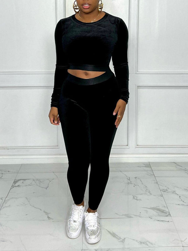 Velvet Pants Set