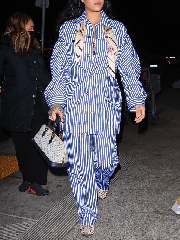 Stripe Shirt & Pants Set