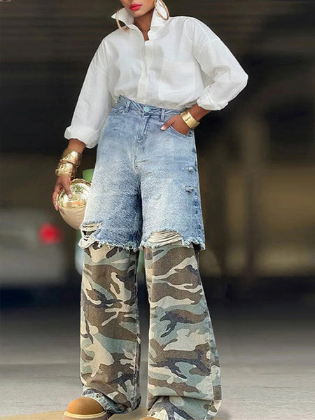 Camo Combo Jeans
