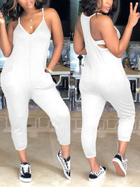 Cami Jumpsuit with Pockets--Clearance
