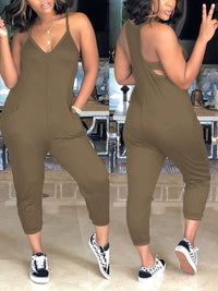 Cami Jumpsuit with Pockets--Clearance