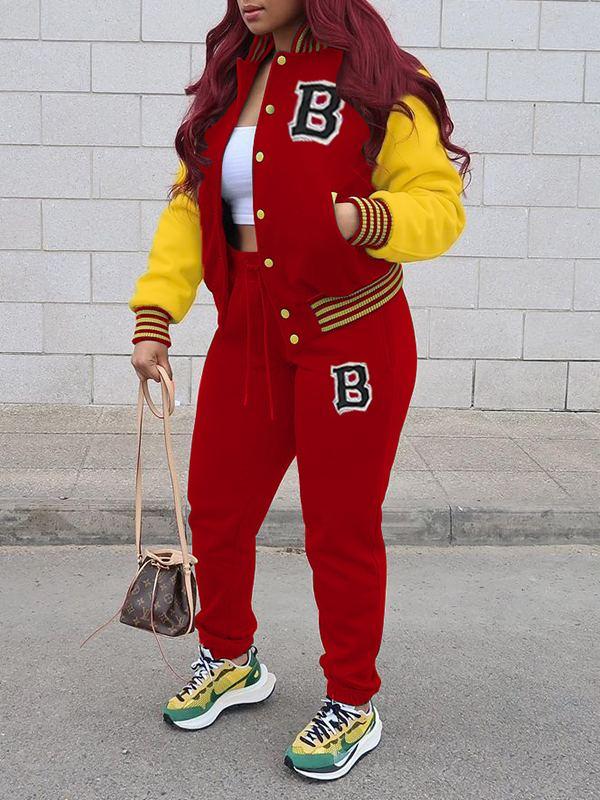 Bomber Jacket & Jogger Pants Set--Clearance