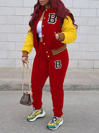 Bomber Jacket & Jogger Pants Set--Clearance