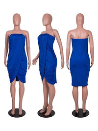 indiebeautie Strapless Ruched Dress