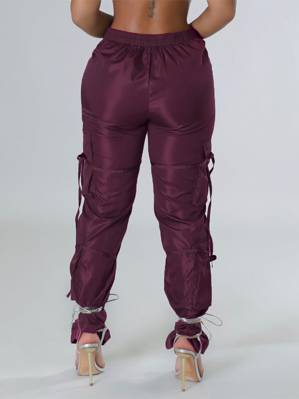 indiebeautie Zip-Front Cargo Pants