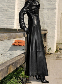 Indiebeautie Faux Leather Long Jacket