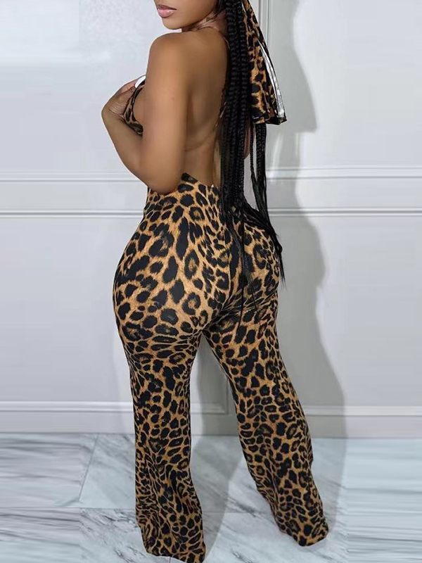 Indiebeautie Leopard Cami Jumpsuit