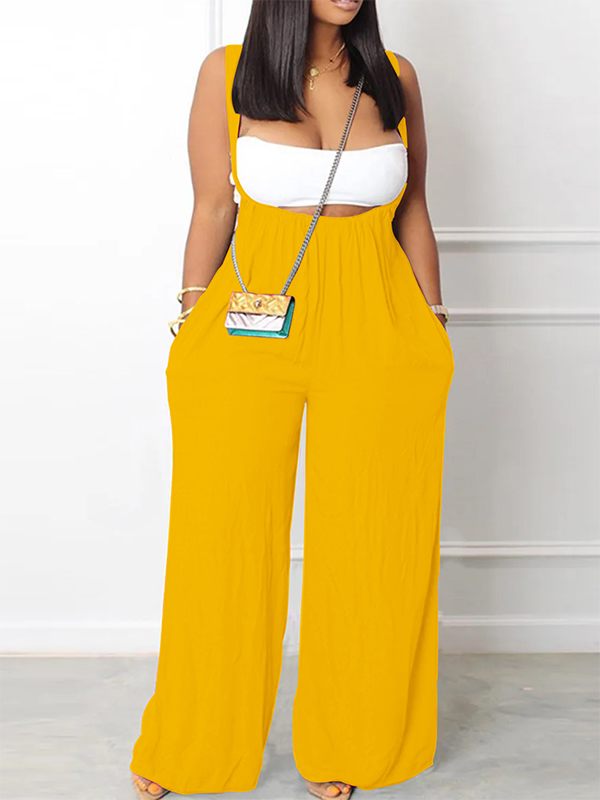 Bandeau Top & Overalls Set--Clearance