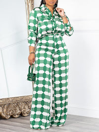 Printed Shirt & Pants Set--Clearance