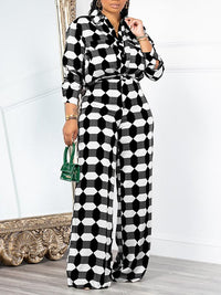 Printed Shirt & Pants Set--Clearance