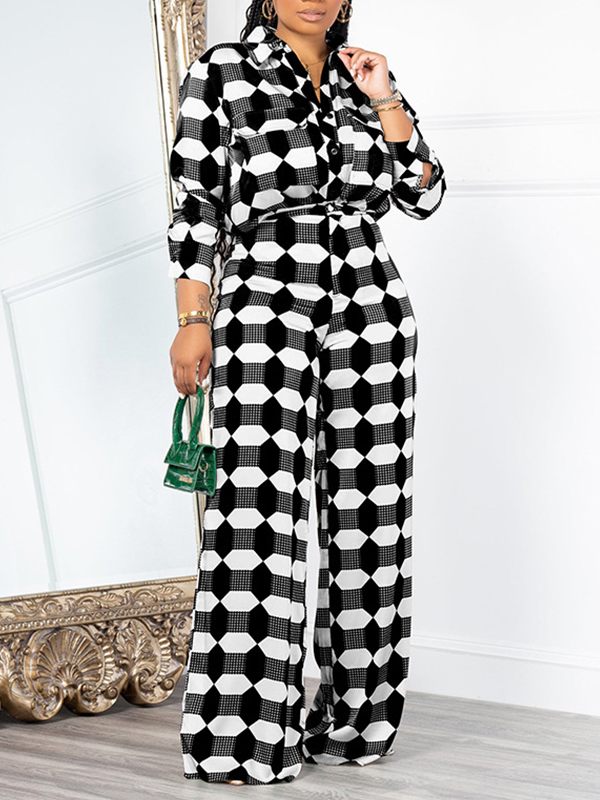 Printed Shirt & Pants Set--Clearance