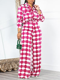 Printed Shirt & Pants Set--Clearance