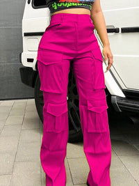 Indiebeautie Solid Cargo Pants