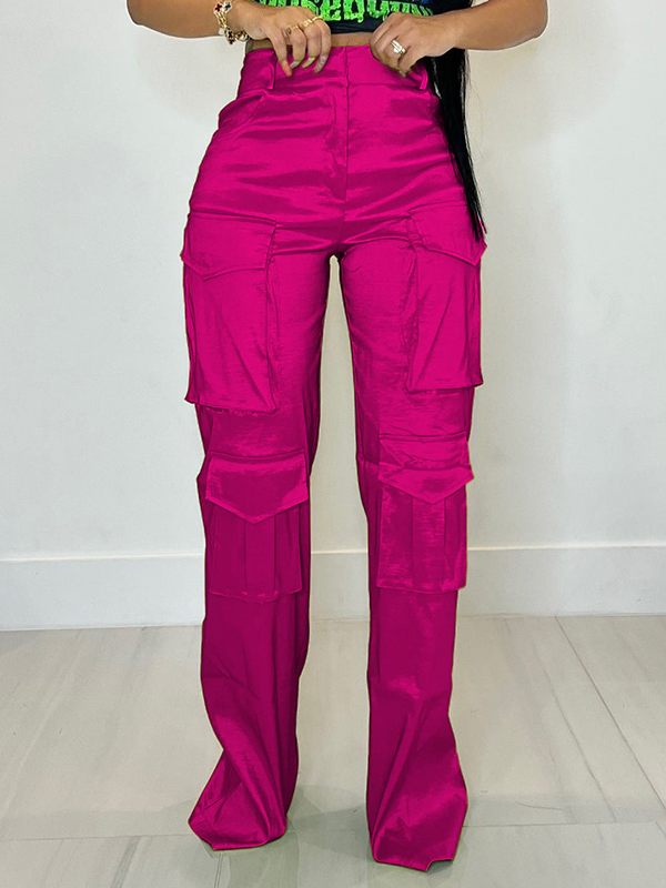 Indiebeautie Solid Cargo Pants