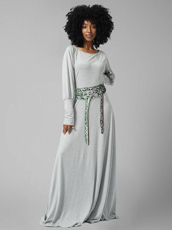 Indiebeautie Bishop Sleeve Maxi Dress