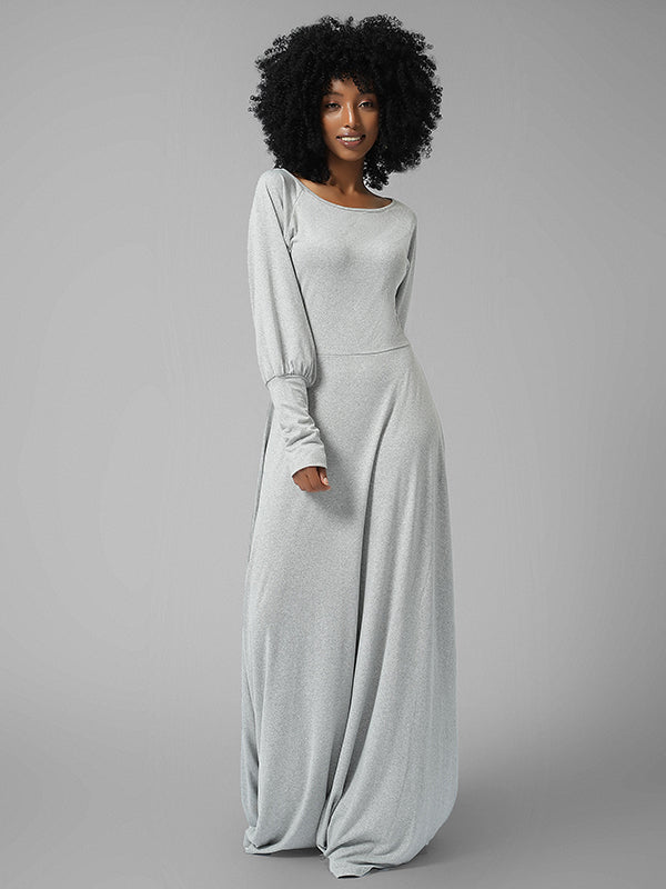 Indiebeautie Bishop Sleeve Maxi Dress