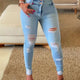  Light Wash Blue