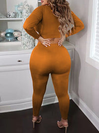 Solid Ribbed 2PC Set
