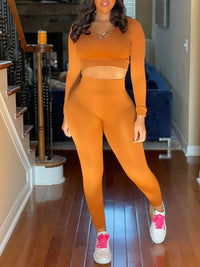 Solid Ribbed 2PC Set