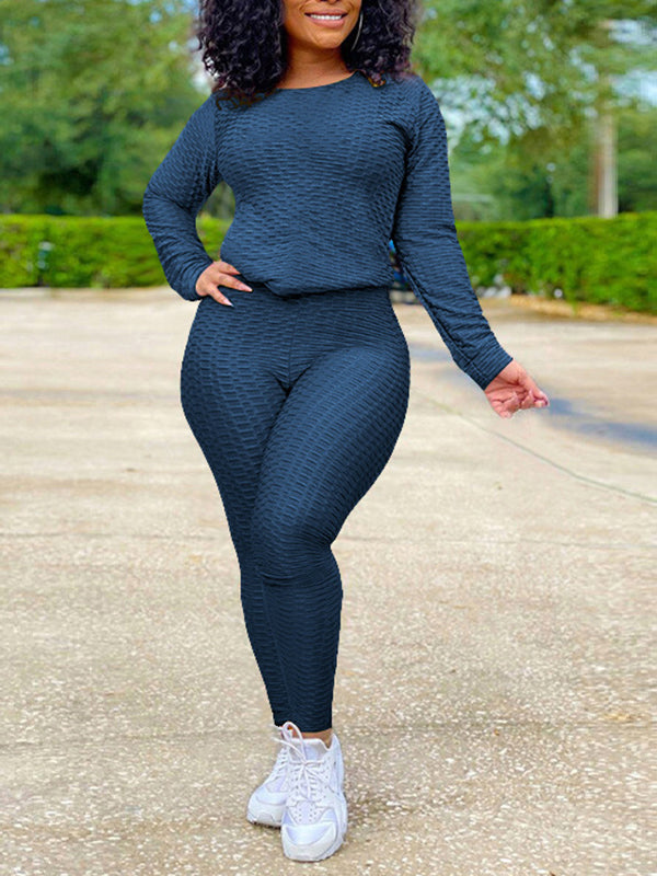 Textured Two-Piece Set