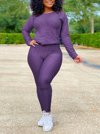 Textured Two-Piece Set