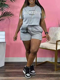 Logo Tee & Shorts Set--Clearance