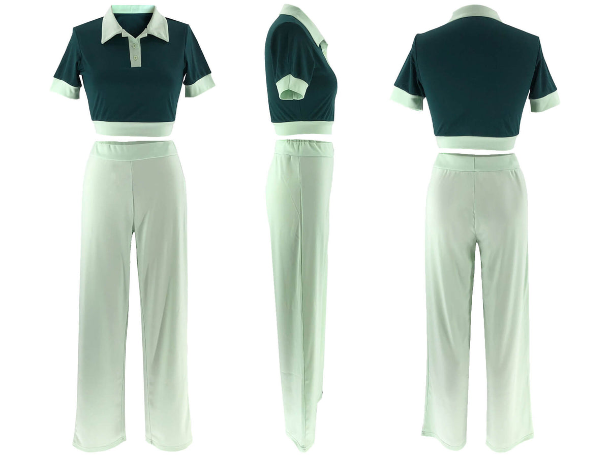 Polo Top & Pants Set--Clearance
