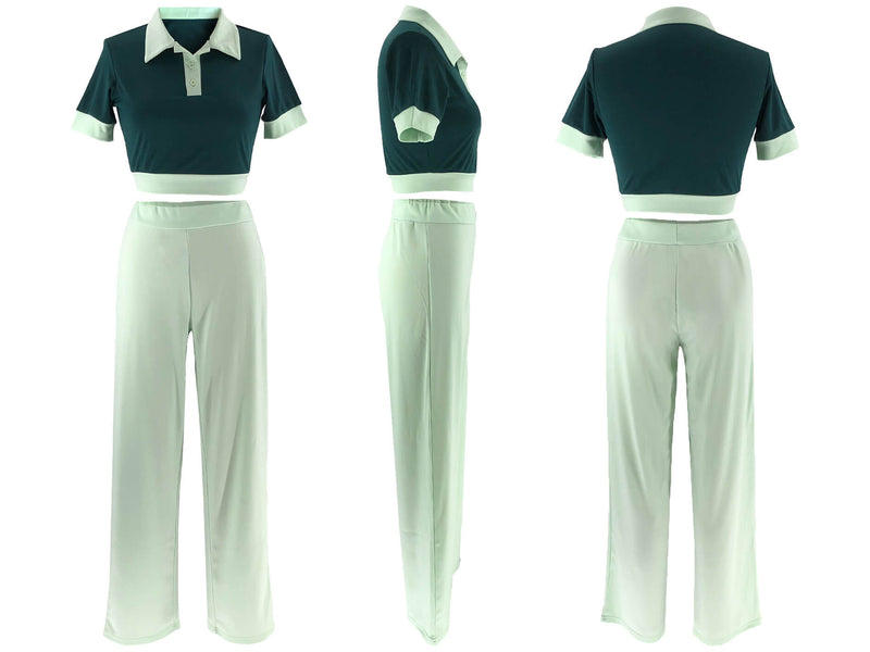 Polo Top & Pants Set--Clearance