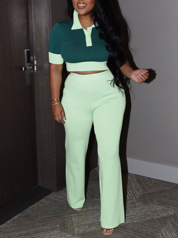 Polo Top & Pants Set--Clearance