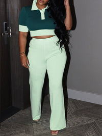 Polo Top & Pants Set--Clearance