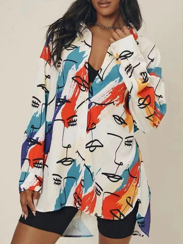 Indiebeautie Printed Tunic Shirt