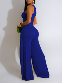 Indiebeautie Twisted Tank Top & Slit Pants Set
