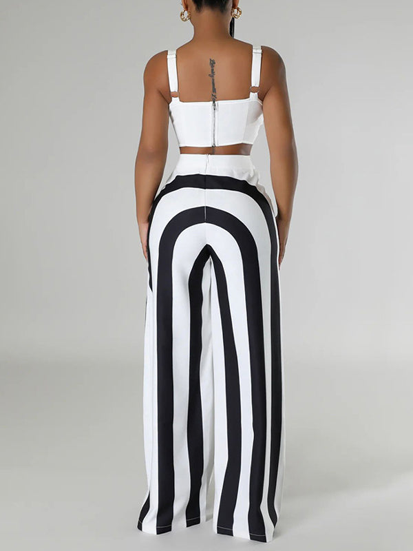Stripe Cami Top & Pants Set--Clearance