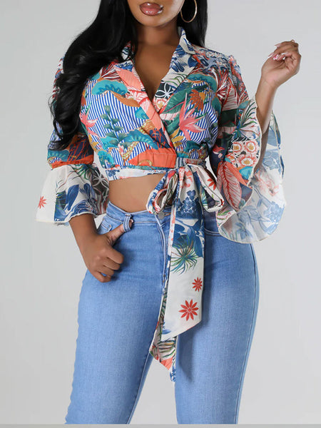 Indiebeautie Printed Tied Shirt