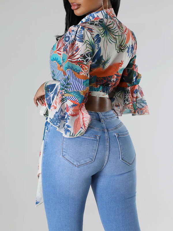 Indiebeautie Printed Tied Shirt