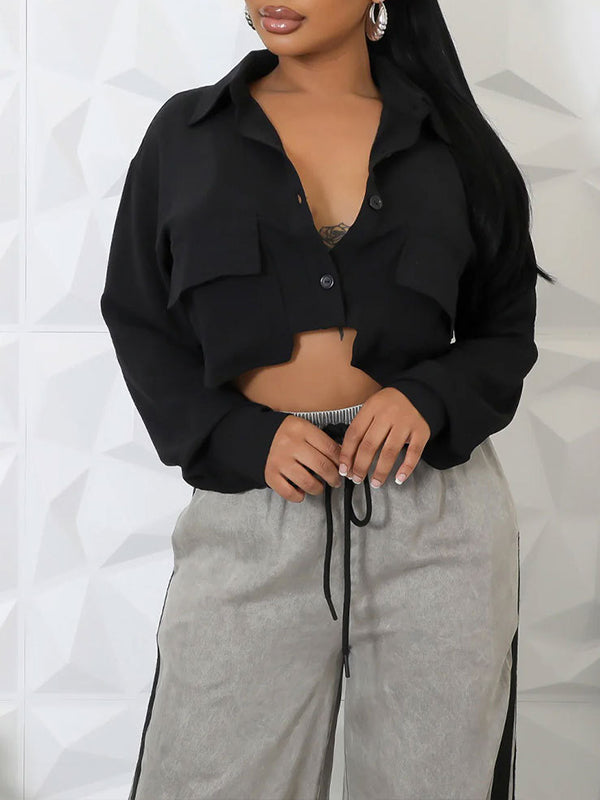 Indiebeautie Solid Cargo Shirt
