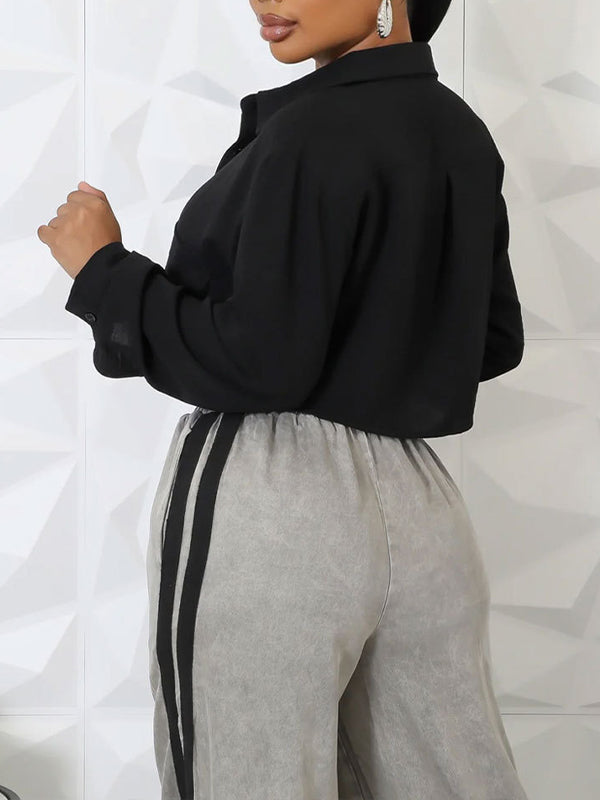 Solid Cargo Shirt--Clearance