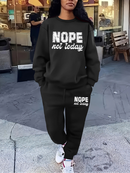 Logo Sweatshirt & Pants Set--Clearance