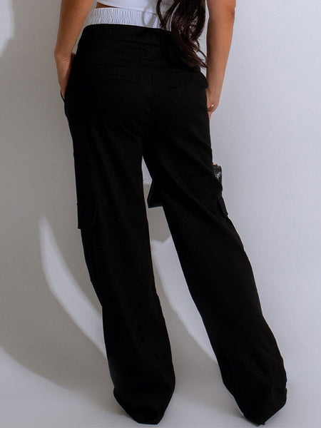 Stripe Cargo Pants--Clearance