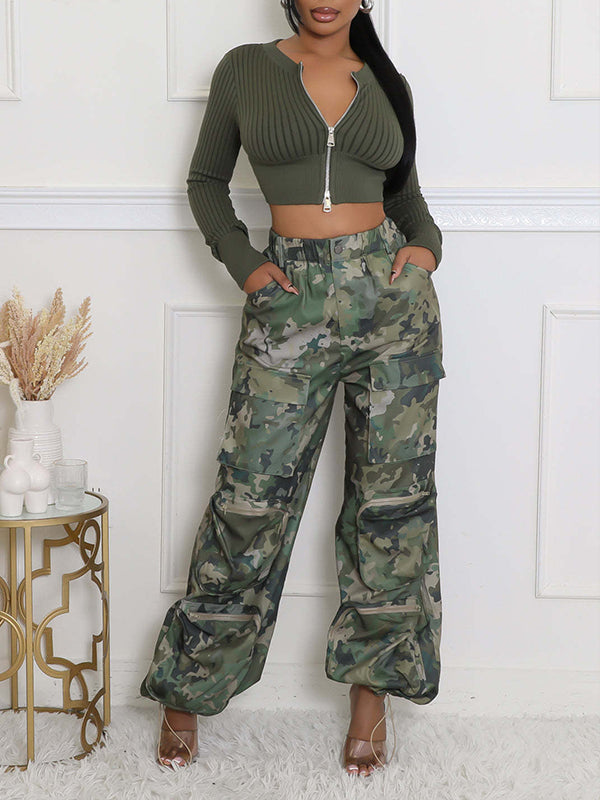 Indiebeautie Camo Cargo Pants