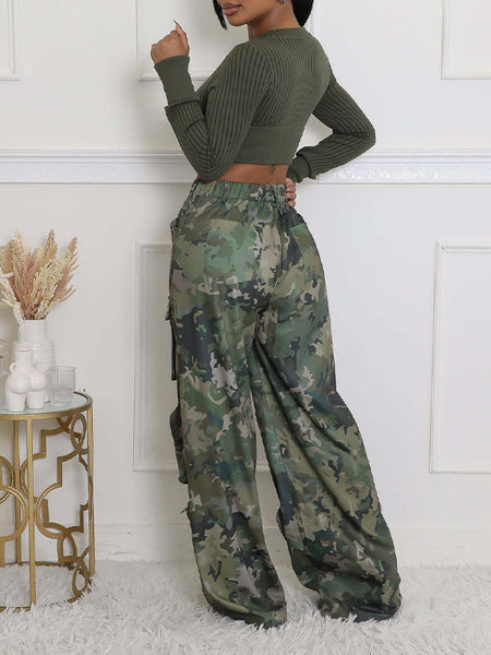 Indiebeautie Camo Cargo Pants