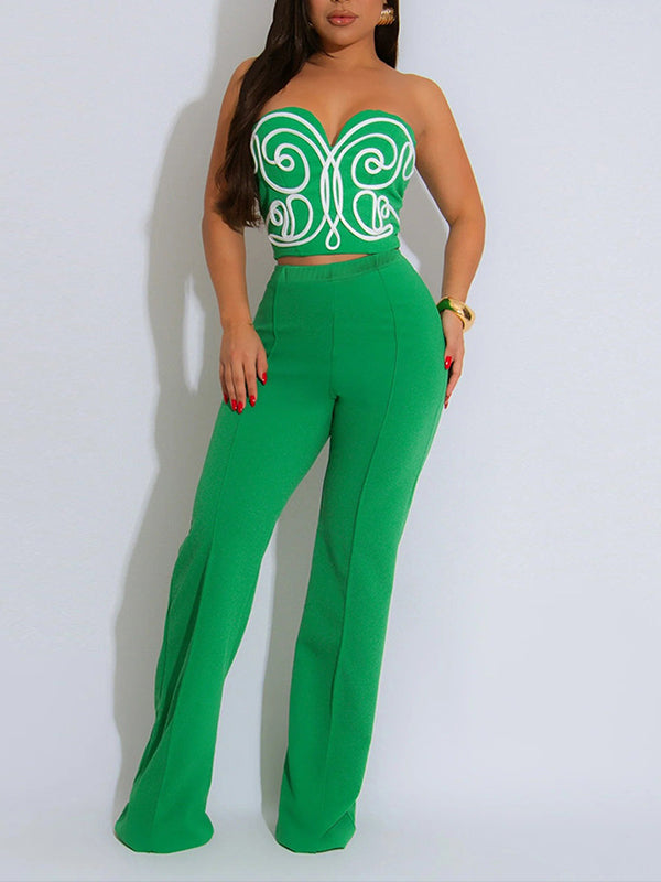 Tube Top & Pants Set