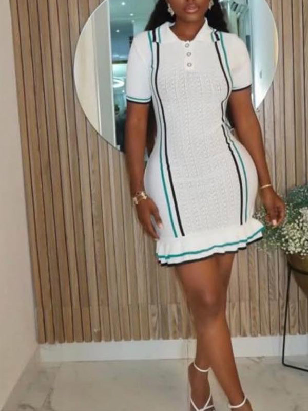 Indiebeautie Knit Polo Dress