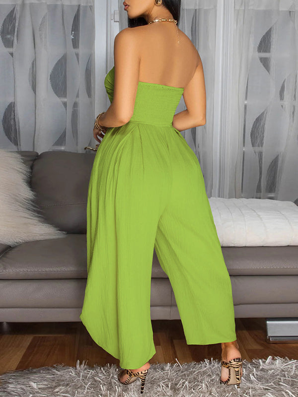 Strapless Tied Jumpsuit